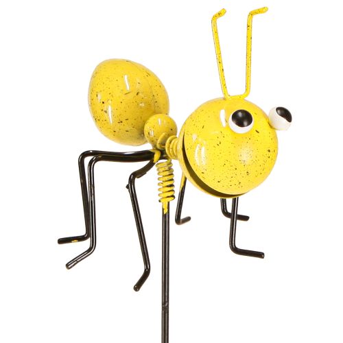 daiktų Metalo puošmena skruzdėlė ant pagaliuko Sodo puošmena Asorti 46cm 4 vnt