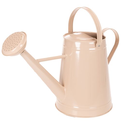 Metalinė dekoratyvinė laistytuvė, smėlio spalvos vintažinio dizaino, augalams ir džiovintoms gėlėms, 50 × 22,5 × 39 cm pirkti | Floristik24.lt
