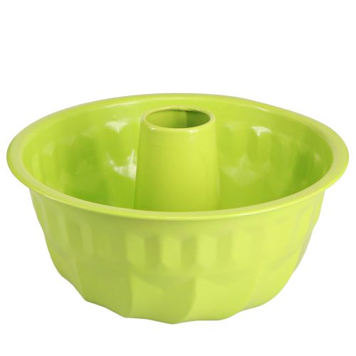 daiktų Metalinė dekoratyvinė Gugelhupf torto skarda obuolių žalia Ø23cm H12cm