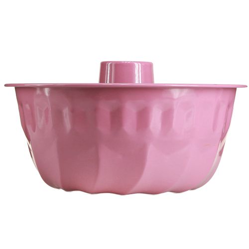 daiktų Metalinė dekoratyvinė dubeninė kepimo forma Gugelhupf rožinė Ø23cm H12cm