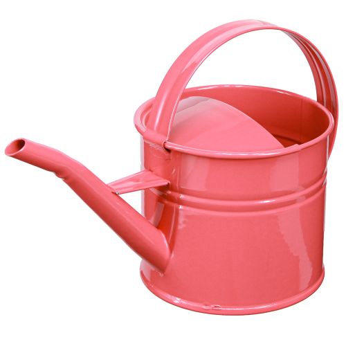 daiktų Metalinis laistytuvas dekoratyvinis rožinis gėlių vazonas 28x13x17cm 1,25l