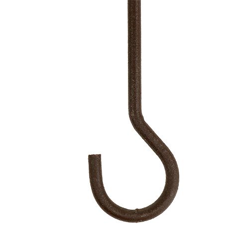 daiktų Metalinis kabliukas 15cm rudas 12 vnt