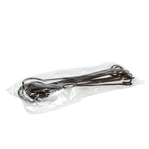 daiktų Metalinis kabliukas 15cm rudas 12 vnt