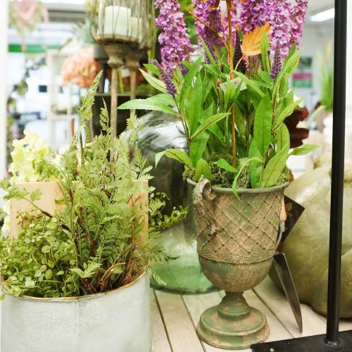 Floristik24 Metalinė taurė sodinimui, taurė su rankenomis, sodinukas Ø25cm H43cm
