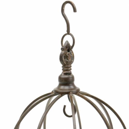 daiktų Virtuvinė kabykla metalinė karūnėlė antikvarinė Ø22cm H28cm