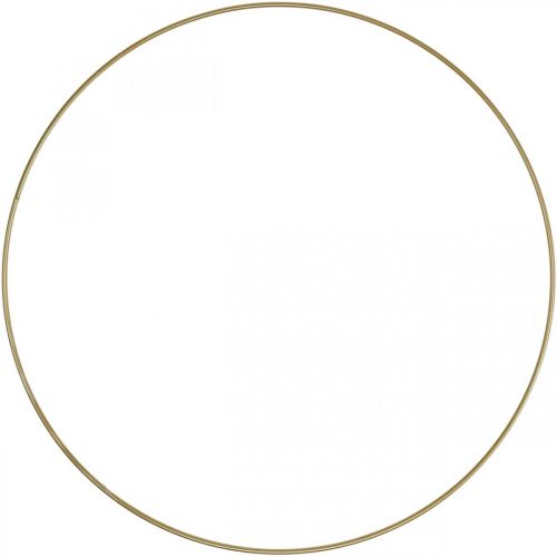 Metalinis žiedo dekoro žiedas Scandi ring deco loop gold Ø30.5cm 6vnt