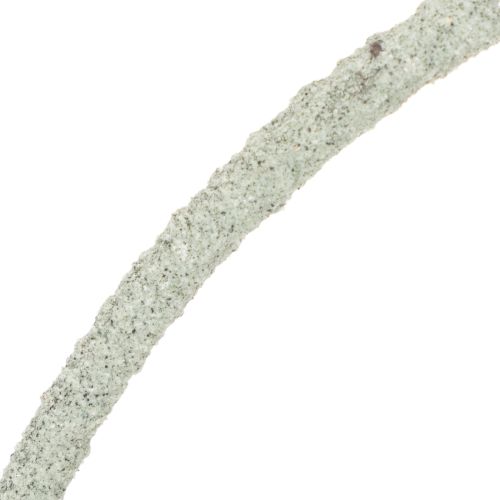 Dekoratyvinis metalinis žiedas ant medinio stovo stalo dekoravimui, 43 cm | Floristik24.lt
