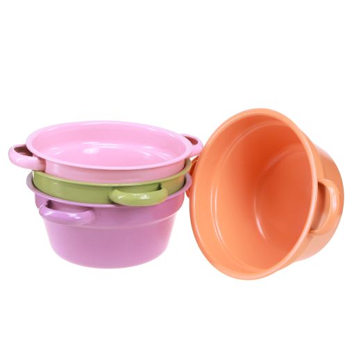 Metalinis dubuo Dekoratyvinis dubuo 4 pavasario spalvos Ø17cm 4vnt