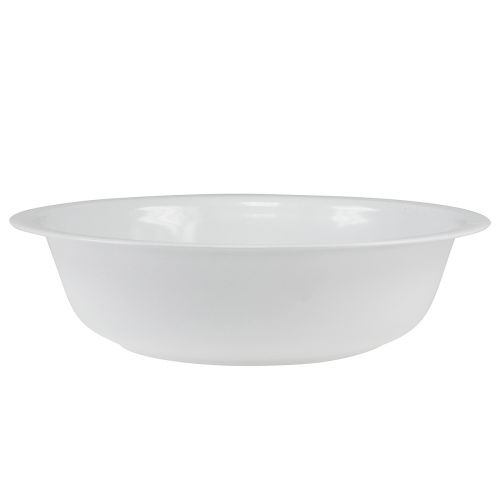 daiktų Metalinis dubuo baltas dubuo emalio išvaizda Ø36cm H9,5cm