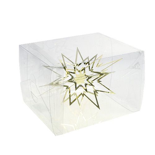 Floristik24 Didelė metalinė žvaigždė pakabinti auksinę 24cm