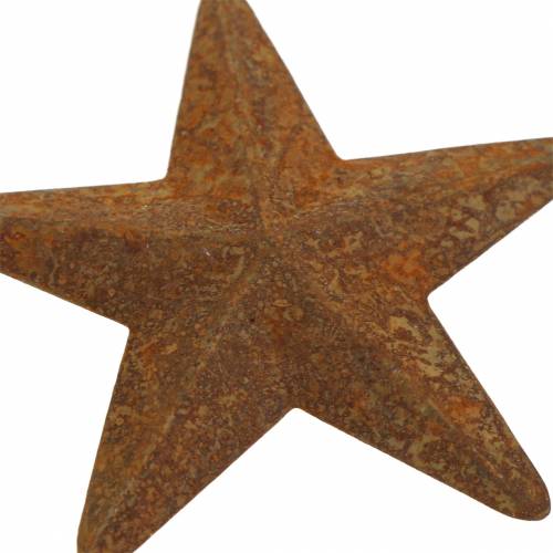 Floristik24 Star patina metal 5cm 24 vnt