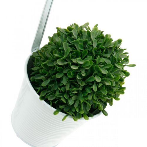 Floristik24 Sodinamoji, vazonas pakabinimui, gėlių dekoravimas, pakabinamas vazonas baltas Ø13,5cm