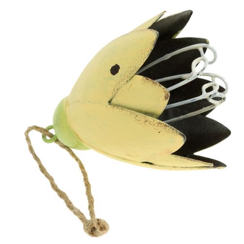 Floristik24 Dekoratyvinė kabykla metalinė gėlė 13cm 3vnt