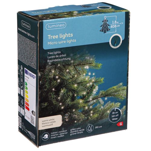 daiktų Mikro LED fėjų lemputės Kalėdinių lempučių laikmatis 180cm