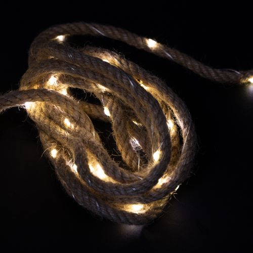 Floristik24 Mikro LED šviesos girlianda su laidu, šiltai balta, 390 cm