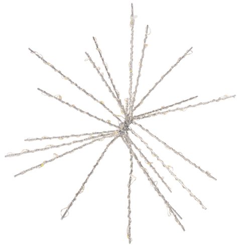 Dekoratyvinis „Polar Star“ LED šviestuvas, šiltai baltas, su laikmačiu, skirtas lauko sąlygoms, 29 cm