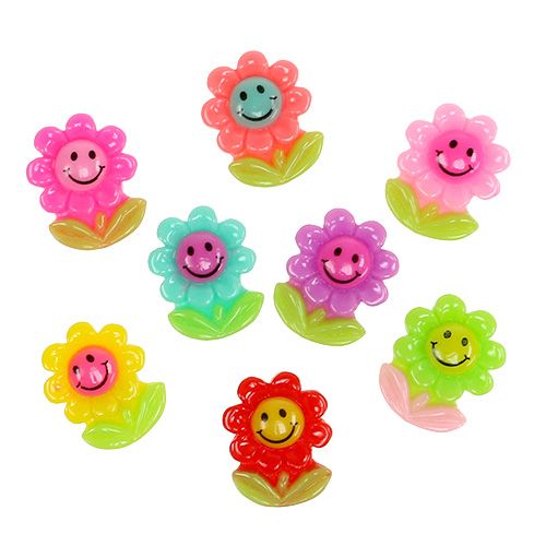 Floristik24 Mini gėlės klijavimui 2cm 24 vnt