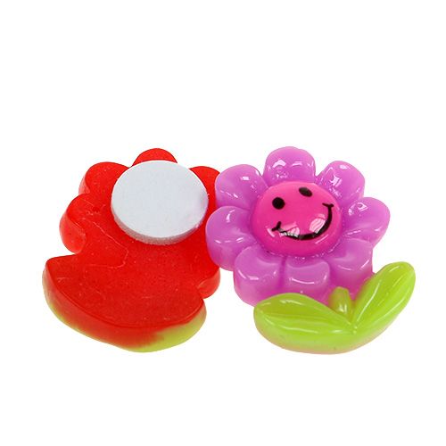 Floristik24 Mini gėlės klijavimui 2cm 24 vnt