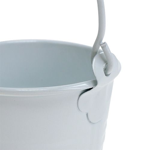 Floristik24 Mini kibiras baltas Ø6cm H6cm 12vnt