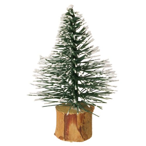Floristik24 Mini eglės sniegu padengtas žiemos miškas Ø5cm A8cm 12 vnt.