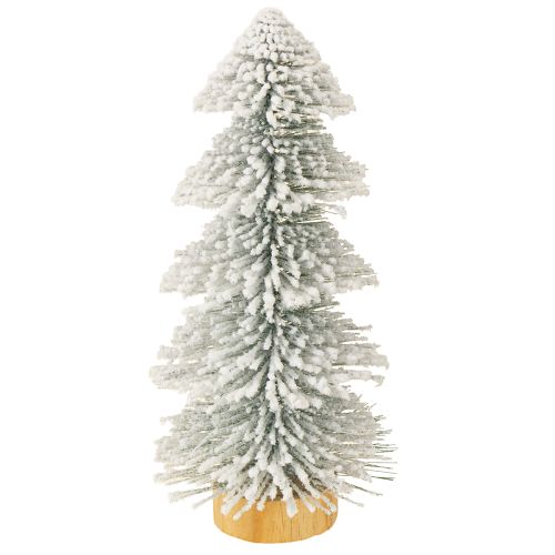 Floristik24 Mini Kalėdų eglutė su LED švietimu ir sniegu, 28 cm