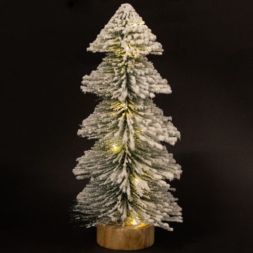 daiktų Mini Kalėdų eglutė su LED švietimu ir sniegu, 28 cm