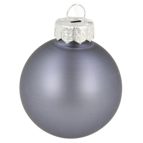 daiktų Mini kalėdiniai rutuliukai, mėlyni, metaliniai, Ø4 cm, 24 vnt.