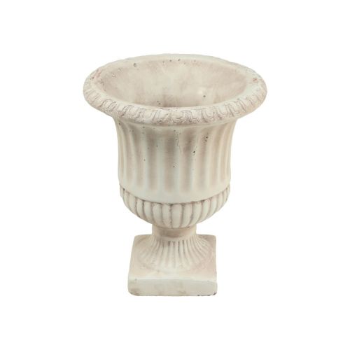 Mini vazono puodas Betoninis dekoratyvinis gėlių vazonas Antikvarinis H16,5 cm