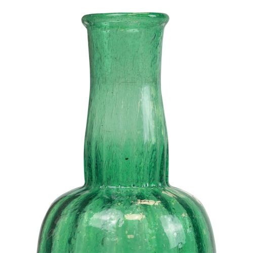 daiktų Mini stiklinė vaza gėlių vaza žalia Ø8,5cm H15cm
