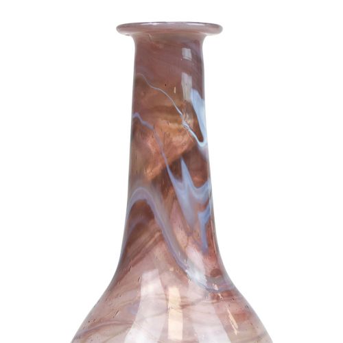daiktų Mini stiklinė vaza gėlių vaza violetinė Ø7,5cm H15cm