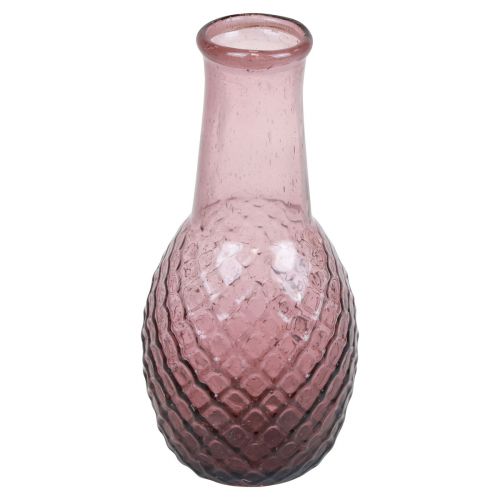 daiktų Mini Vaza Violetinė Stiklinė Vaza Gėlių Vaza Stiklo Deimantai Ø6cm H12cm