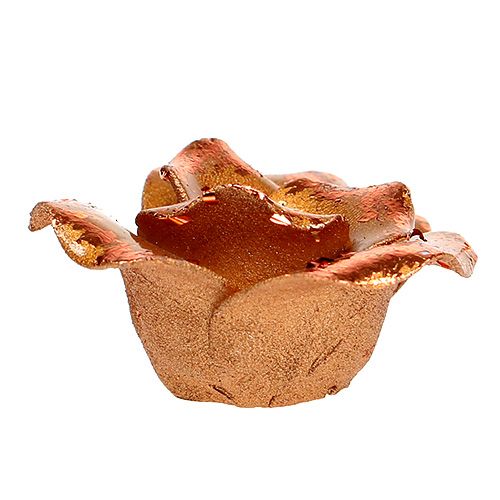 Floristik24 Mini rožės varinės 4cm 8vnt
