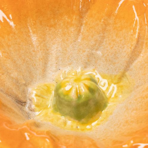 daiktų Keraminės aguonų skulptūros, meniško dizaino žiedai sodui, 52 cm, 2 vnt.