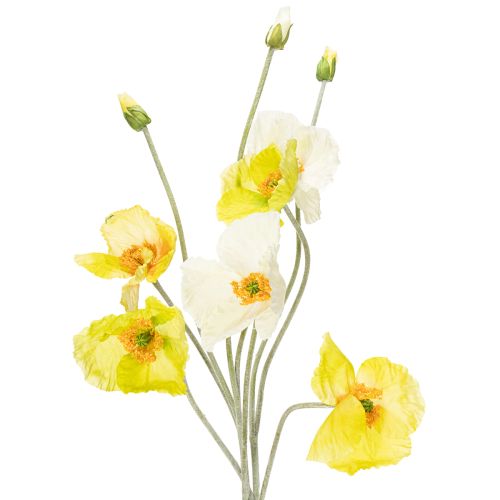 Dirbtinių aguonų dekoracija svetainėms ir biurams, 95 cm