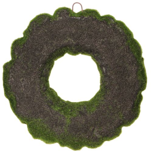 daiktų Samanų vainikas dirbtinis vainikas samanų sienų apdaila žalia Ø34cm