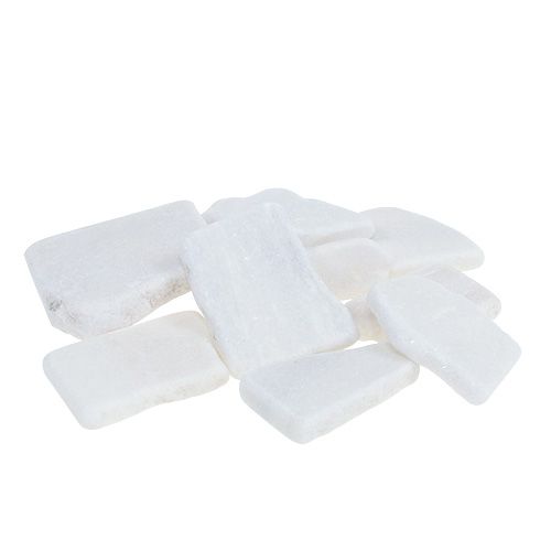 Mozaikiniai akmenys baltas mišinys 1kg