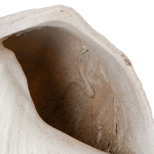 daiktų Dekoratyvinė kriauklės forma stilingai jūrinei dekoracijai, 44 cm