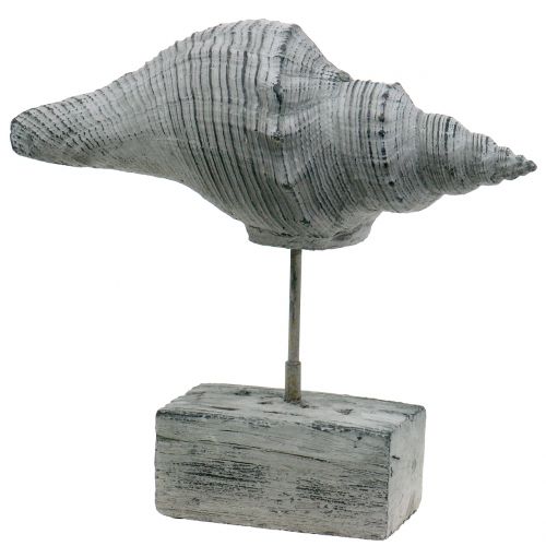 Floristik24 Sodo figūrėlės kriauklė ant stovo H30cm