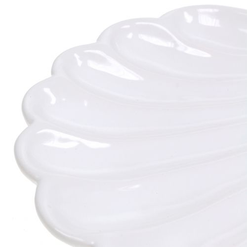 Floristik24 Dekoratyvinis apvalkalas baltas 15cm x 16cm 3vnt
