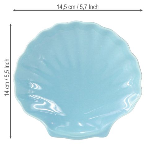 daiktų Lukšto lėkštė jūrinis dubuo keraminis mėlynas baltas 14cm 3vnt