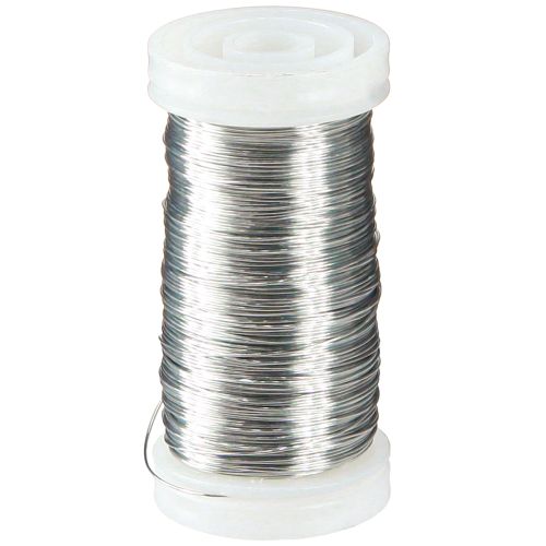 daiktų Mirtos viela sidabrinė cinkuota 0,37mm 100g