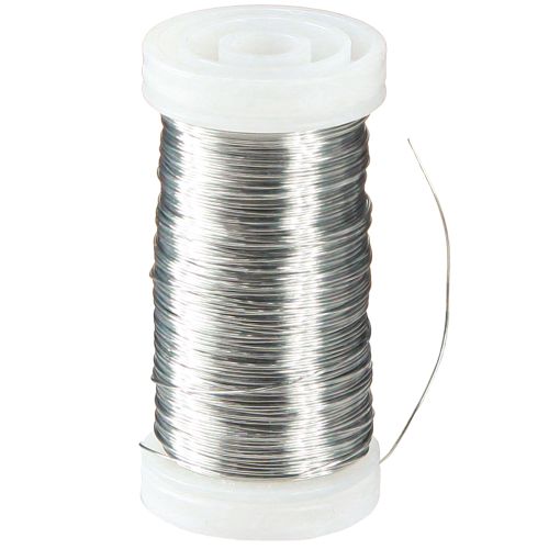 daiktų Mirtos viela sidabrinė cinkuota 0,37mm 100g