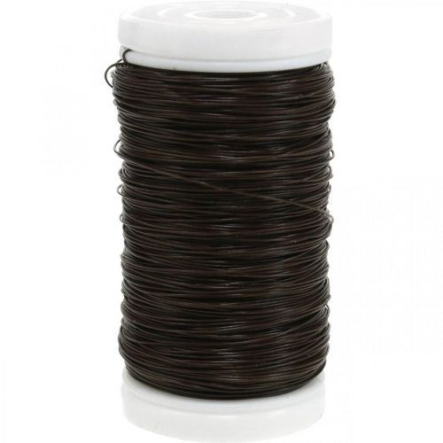 Floristik24 Myrtle Wire Brown 0,35mm 100g