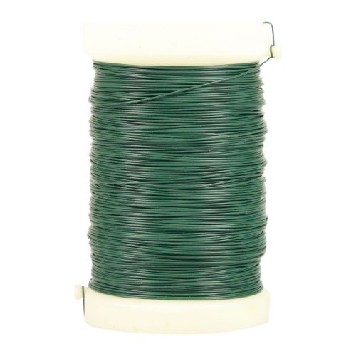daiktų Floristinė viela dekoratyvinė viela mirtų viela žalia 0,30mm 100g 3 vnt