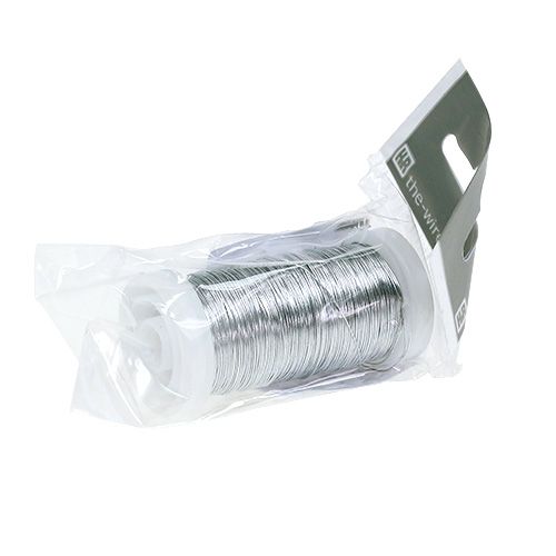 daiktų Mirtos viela sidabrinė cinkuota 0,37mm 100g