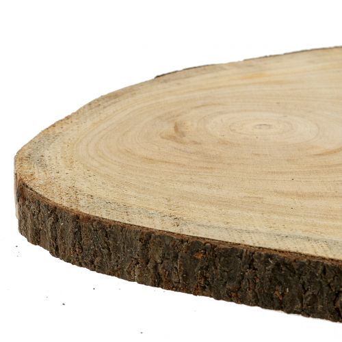 Floristik24 Medžio diskas mėlynas varpas medis prigimties Ø35-45cm