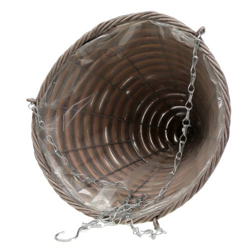 Floristik24 Krepšelis lengvas kūgio maišelis prigimties Ø30cm H36cm