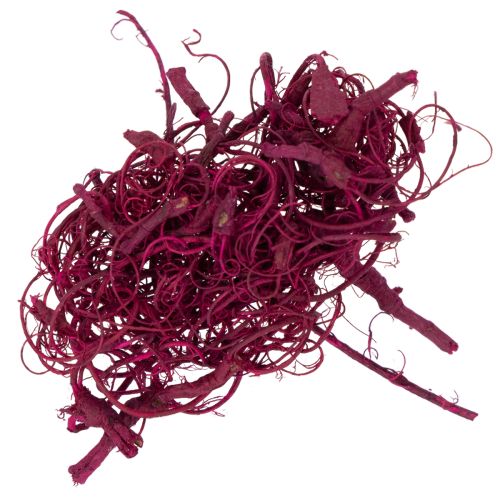 daiktų Natūralaus tamarindo pluošto rankdarbių reikmenys, bordo spalvos, 500 g - dekoravimui, floristikai, kūrybai