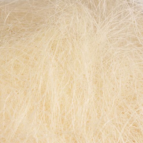 daiktų Natūralaus pluošto sizalio žolė rankdarbiams Sizalio žolė kreminė balta 500g