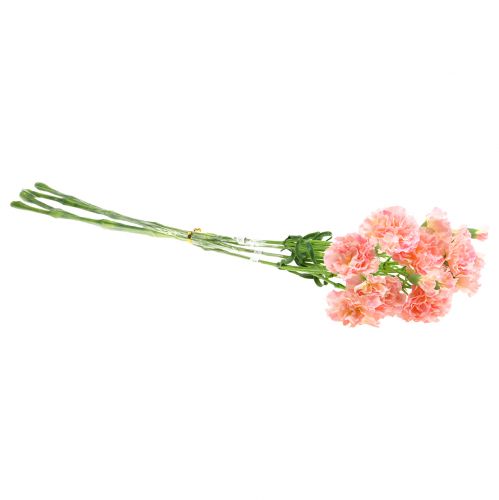 Floristik24 Gvazdikas rožinis 64cm 4vnt